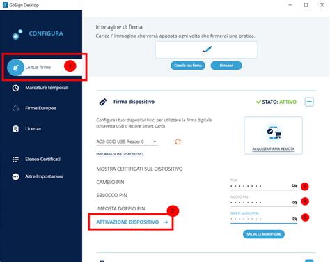 attivazione smart card firma digitale|Come Attivare la Smart Card Aruba CN.